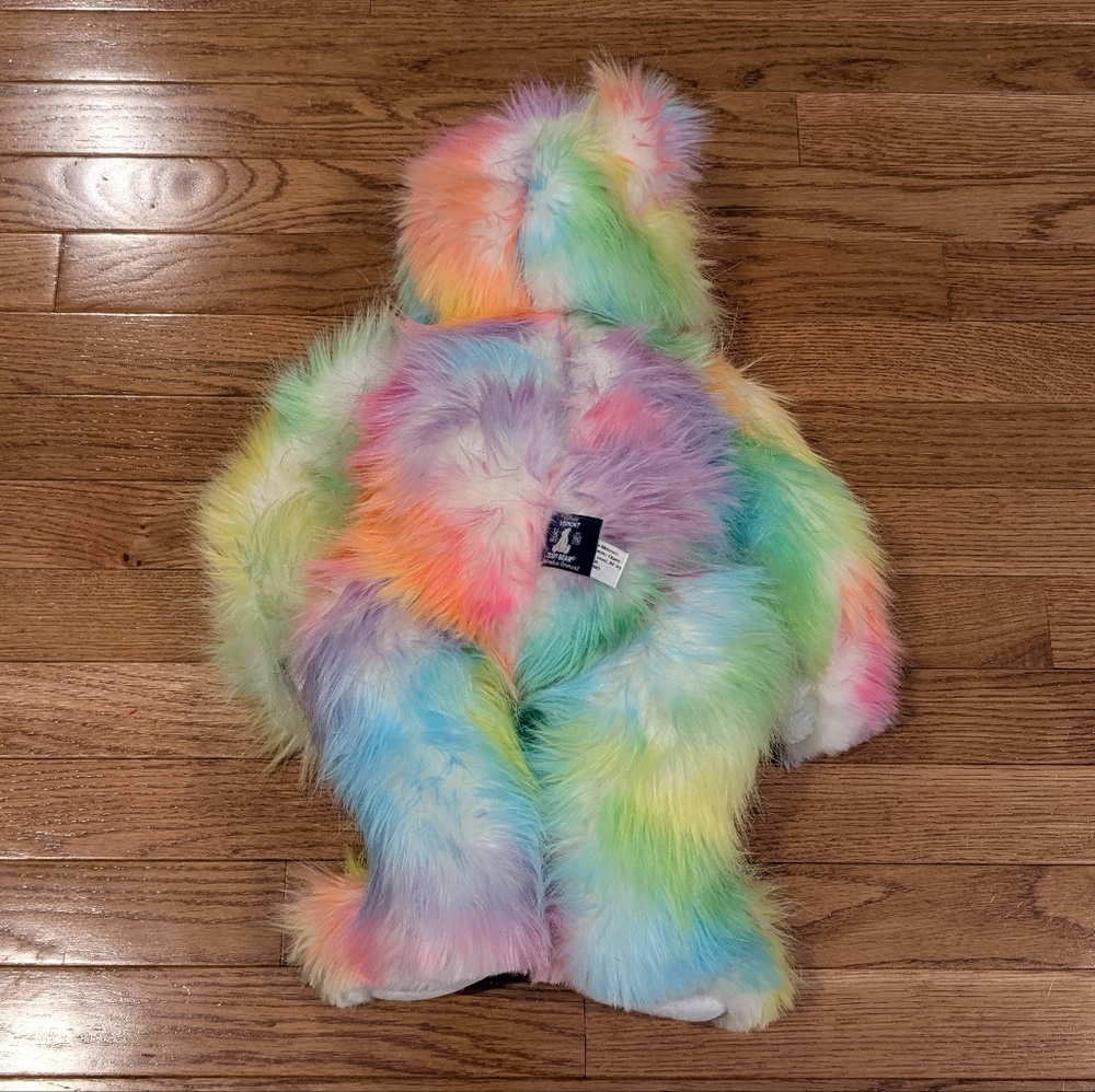 Vermont Teddy Bear True Colors United Rainbow Plush Stuffed Cyndi Lauper Bear - Picture 11 of 16